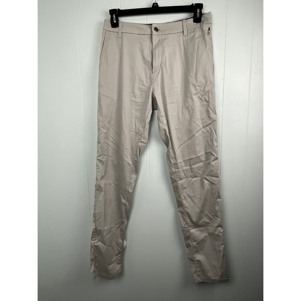Birddogs Mens Khaki Chino Pants Built-In Liner 32x34 Tan Performance Stretch